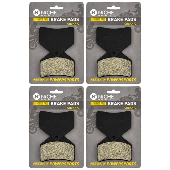 Niche Brake Pad Set Arctic Cat CrossFire Firecat Lynx 2000 Rear Organic 4 Pack 519-KPA2653D