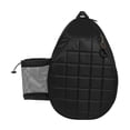thumbnail image 1 of tamizeot Racquet Carrier Gift Bag Sports Accessory Easy Access Active Entertainment Tennis Racquet Bag Squash Pickle Ball Black 29.5x10x43cm, 1 of 6