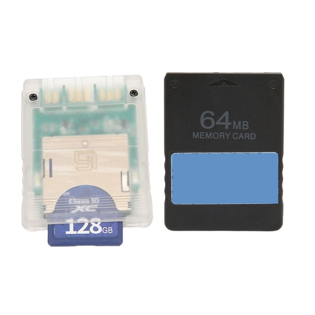 Game Card Adapter, Universal Console Storage Card Adapter Stable Professional 64MB FMCBV1.966 Portable For Video Game Fat Consoles