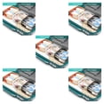 thumbnail image 2 of Guardoinrt PVC Cosmetic Bags Transparent Clear Fashion Zipper Pouch Lightweight Makeup Bag Portable Bath Wash Handbags Case for Gray 5Set, 2 of 6