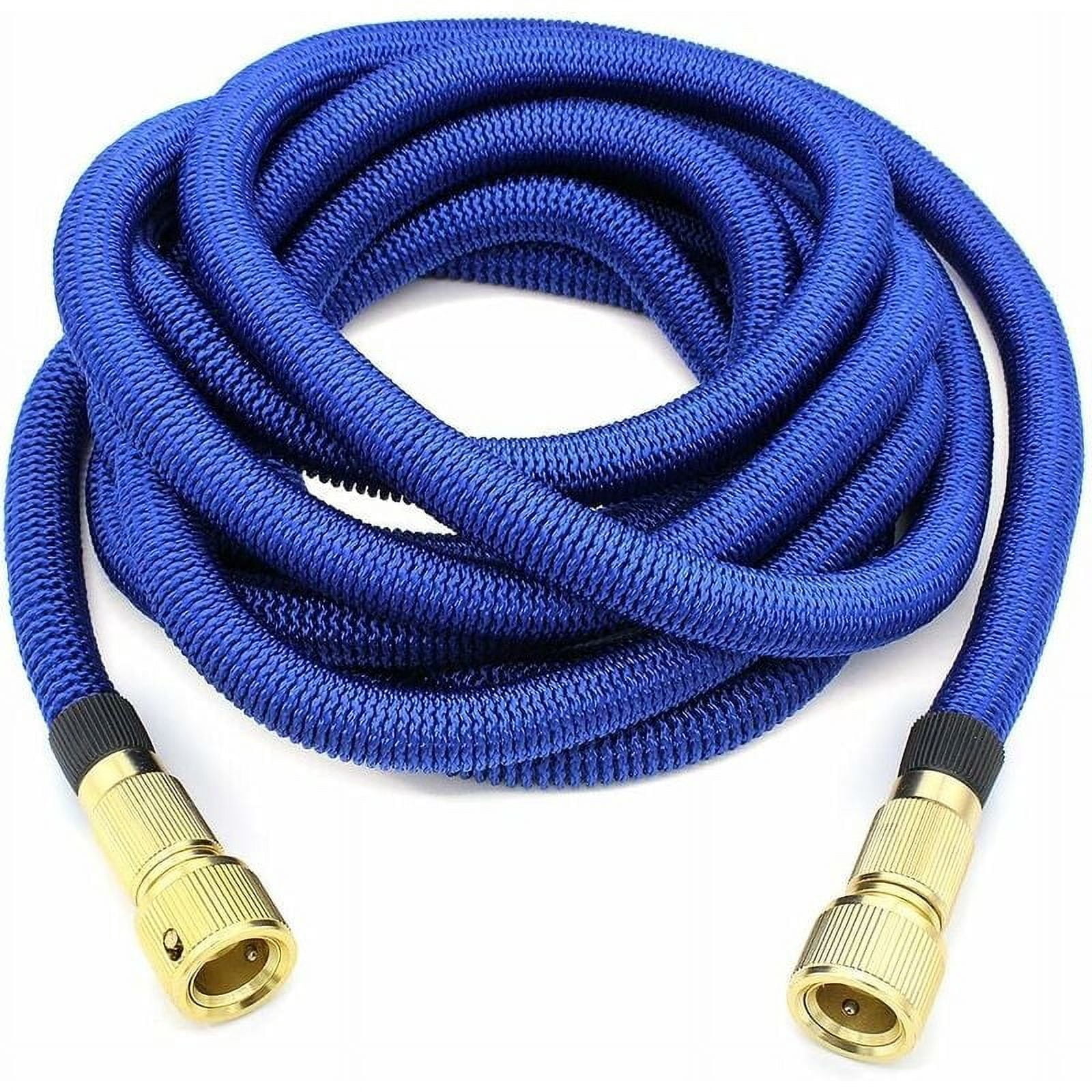Flexible Water Hose, Retractable Garden Hose For Gardening, Car Washing, Exterior Wall Cleaning, Spraying: Heavy Duty, Kink-Free Design, Expandable Garden Hose Up To Three Times Original Length
