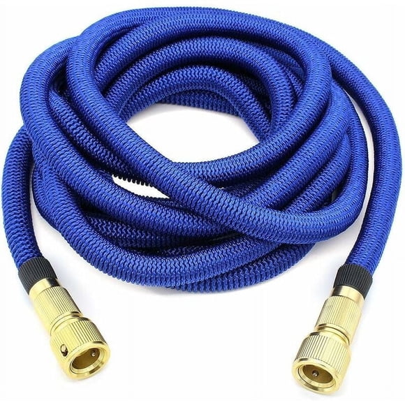 Flexible Water Hose, Retractable Garden Hose For Gardening, Car Washing, Exterior Wall Cleaning, Spraying: Heavy Duty, Kink-Free Design, Expandable Garden Hose Up To Three Times Original Length