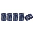 thumbnail image 1 of Unique Bargains Die Spring 5 Pack 14mm OD 20mm Long Spiral Stamping Light Load Compression Die Springs, Blue, 1 of 5