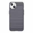 thumbnail image 1 of PANDACO Grey Brushed Metal Case for iPhone 14 Plus, 1 of 4