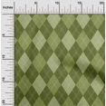 thumbnail image 2 of oneOone Velvet Forest Green Fabric Check Sewing Craft Projects Fabric Prints By Yard 58 Inch Wide, 2 of 4
