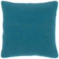 thumbnail image 1 of HomeRoots 403134 Teal & Blue Nubby Textured Modern Throw Pillow, 1 of 1