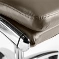 thumbnail image 4 of Chaise de Direction en Cuir à Dossier Haut Echo, Gris Délavé, 4 of 8