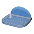 thumbnail image 3 of Puppy Training Toilet Dog Potty Tray Washable Durable Detachable Wire Grate Easy Blue L, 3 of 9