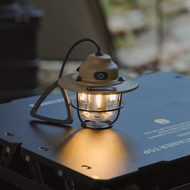 LJNYFDC Ultra Bright Camping Light Rechargeable LED Camping Lantern Ultra Bright Waterproof Dimmable Hanging Retro Electric Lamp Essential Outdoor Light for Camping