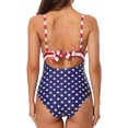 thumbnail image 4 of Charmo Swimsuits for Women Scalloped Padded High Cut One Piece Monokinis Bathing Suits, 4 of 6