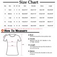 thumbnail image 3 of EGNMCR T Shirts pour Femmes T-shirt Casual Imprimé Col Rond Manches Courtes Pull Blouse Tops, 3 of 5