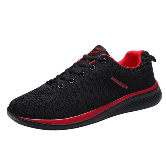 NOKIO Breathable Mesh Running Shoes for Women & Men, Outdoor Sports Sneakers with Lace Up Design, Lightweight Athletic Couples Sneakers for Gym Training Walking