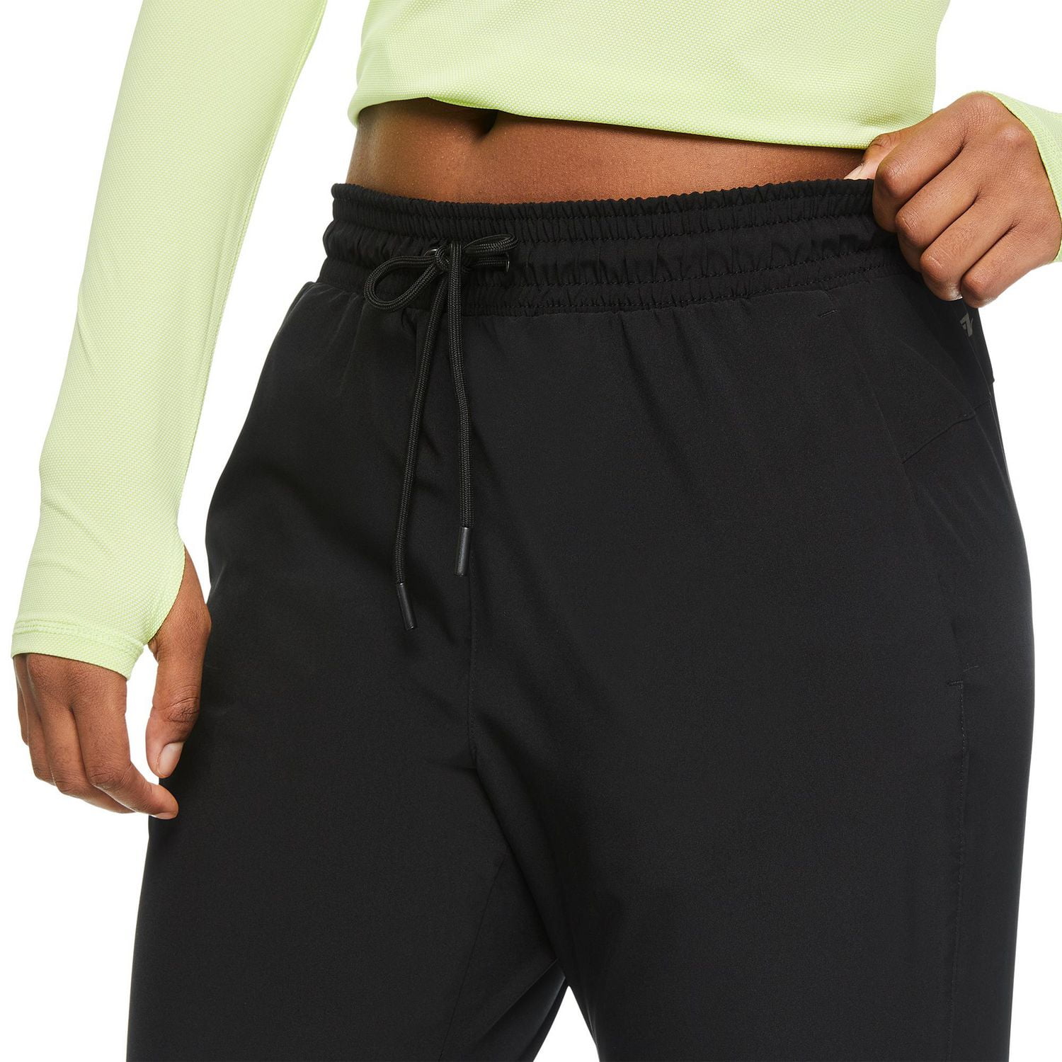 Athletic Works Women's Ribbed Cuff Woven Jogger