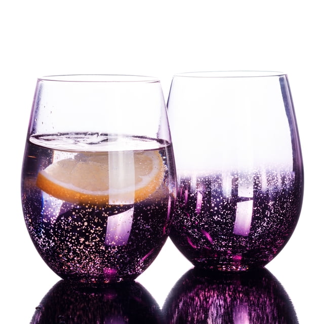 Ensemble de 2 Verres à Eau (Rose)
