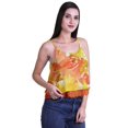 thumbnail image 2 of Moomaya Printed Womens Spaghetti Strap Crop Top Cami Summer Tops, 2 of 5