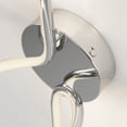 thumbnail image 5 of Artika Swirl Modern LED Wall Sconce Light Fixture Chrome 3 Color Temperature, 5 of 5