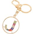 thumbnail image 1 of Letter Keychain,26 Letters A-Z Decorative Letter Keychain,Name Keychain for Women Girls Men Teenager Gift, 1 of 5