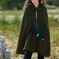 thumbnail image 1 of Simua Trench-Coat pour Femmes Cape à Capuche Long Ouvert Poncho Poncho Cardigan, 1 of 8