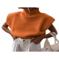 thumbnail image 1 of Generic Gilet Sans Manches à Col Roulé pour Femmes, Épaules Larges, 1 of 5