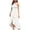 White, variant on Womens Cocktail Formal Dresses Summer Ruffle Hem Wedding Guest Evening Gowns Cross Halter High Low Party Dress Black, L