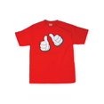 thumbnail image 1 of Thumbs Up Graphic T-shirt Red, Large, 1 of 1