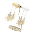 thumbnail image 2 of ziyahi Spinning Tea Light Candle Holder Candle Lover Ornament Rotating Candlestick Tree, 2 of 9