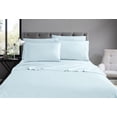 thumbnail image 2 of Swift Home Luxury 6-Piece Sheet Set with Extra Pillow Case, Queen, Aqua, 2 of 3