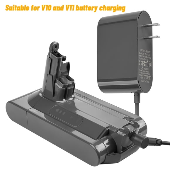Replacement Power Adapter Charger for V10/V11 Vacuum Cleaner 25.2V DC Charging Cord, 1.8m Cable, Compatible with Dyson Battery Models