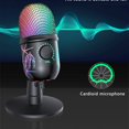 thumbnail image 1 of HLONK Gaming USB Microphone for PC PS5  Condenser Mic with Qui Mute  RGB Indicator  Tripod d  Pop Filter  Sho Mount  Gain Control for Streaming Discord Twitch Podcasts Videos, 1 of 10