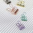 thumbnail image 1 of pitrice 20 Pieces Metal Paper Clip Electroplated Solid Color Replacement Home School Examination Papers Clips Accessories Rose Gold 32mm, 1 of 9