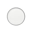 thumbnail image 1 of Mainstays Black rim Stoneware Round Dinner Plate, 1 of 5