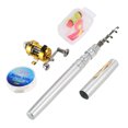 thumbnail image 4 of Fishing Rod and Reel Combo Set Telescopic Pocket Pen Fishing Rod with Mini Trolling Reel, 4 of 8
