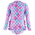 thumbnail image 2 of Toddler Girls Rash Guard Swimming Bathing Suit Summer Sun Protection Long Sleeve Summer Swimsuit 2-3 Years Girls Clothing, 2 of 9