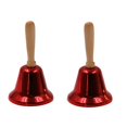 thumbnail image 3 of XZNGL Classic Metal Christmas Hand Bell Xmas New Year Santa Party Celebrate Rattle, 3 of 8
