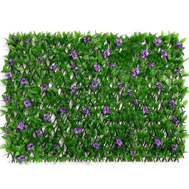 Expandable Fence Privacy Screen Plastic Hedge Topiary Wall Panels for Courtyard Garden Yard