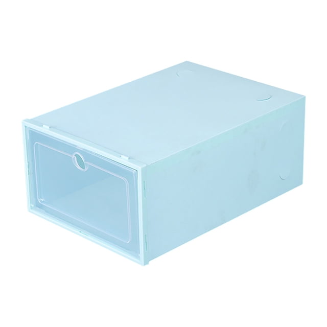 Home Textile Storage Organizer for Shoes – Foldable Clear Stackable Shoe Storage Solution for