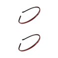 thumbnail image 3 of serony Bandeau pour le Visage Lavage Bandeau Faux Cuir Style Simple Multicolore Fournitures à la Maison Accessoires de Mode Bandeaux pour les Femmes Rouge 2Set, 3 of 6