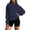 Navy, variant on Aocisk Womens Hoodie Casual Hooded Soft Comfortable Pullover for Everyday Wear Basic Loungewear Lightweight Hot Pink M