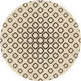 thumbnail image 1 of Ahgly Company Machine Washable Indoor Round Transitional Brown Area Rugs, 8' Round, 1 of 7
