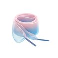 thumbnail image 1 of INSPIRE CHIC Lacets Plats pour Femmes 2,5 cm de Large Couleur Dégradée Organza 150 Cm/59 Pouces Bleu Rose, 1 of 6