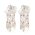 thumbnail image 2 of YAOBAMM Chaussettes Invisibles Chaussures pour Femmes 1 Paire Invisibles Élastiques Respirantes Semelle Courte Tissage Polyester Transparent, 2 of 7