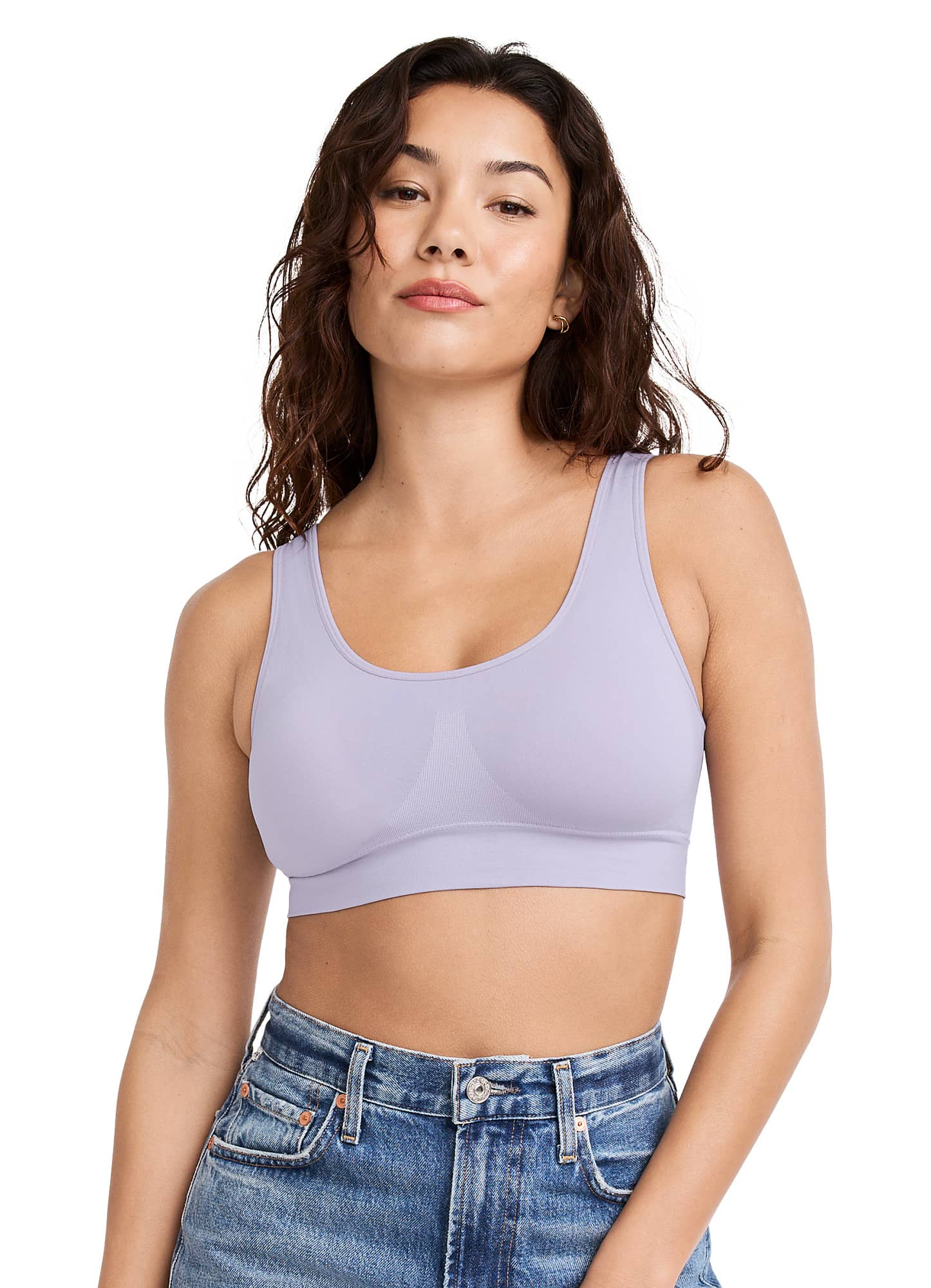 Jockey Soutien-Gorge Léger Sans Coutures Extensible avec Bretelles