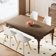 thumbnail image 3 of YLGJ&TIDY 8PCS Mid Century Dining Chair PU Leather Solid Wood Leg Kitchen Living Room White, 3 of 11