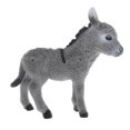 thumbnail image 3 of Simulation Animals Model Figure Kids Educational Toy Decor Toy Science Nature Simulation Animal Kids Educational Grey Donkey, 3 of 6