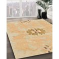 thumbnail image 2 of Ahgly Company Tapis d'Intérieur Carré Abstrait Orange, 6 Pieds Carré, 2 of 6