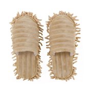 TIMIFIS Mop Slippers Lazy Mop Slippers Walking Cleaning Warm Polishing Floor 1 Pair Kitchen Appliances