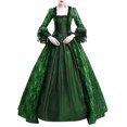 thumbnail image 1 of UPPADA Costumes Gothiques pour Femmes à Manches Longues Victorian Dresses Plus Size Robe Corset Robe Maxi Fluide Robe de Fête Robe Cocktail Robe Lacée Robe de Mascarade Jolies Robes de Bal Soldes Aujourd'hui Liquidation Femmes, 1 of 6