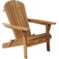 thumbnail image 1 of FDW Folding Adirondack Chair Outdoor Chairs Patio Furniture Weather Resistant, 1 of 7