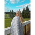 thumbnail image 2 of Anti Radiation EMF Protection Everyday Blanket – Faraday Cotton Blanket with Wireless Signal Shielding, Ultra Soft, Blue Color, 2 of 10