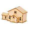 thumbnail image 3 of TISHITA 1:60 Scale Decor Miniature House Model for Gift Teens Adults Micro Landscape Style E, 3 of 8